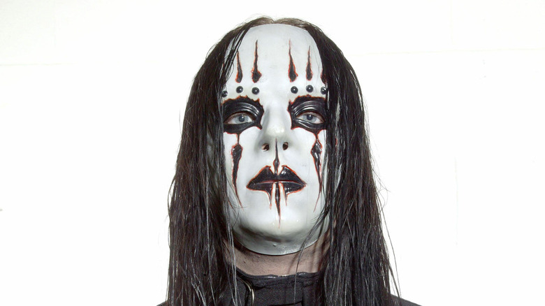 Joey Jordison in Slipknot mask for publicity photo