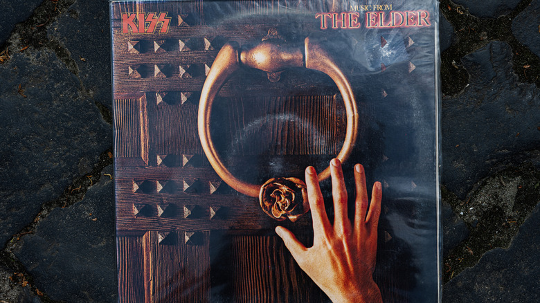 1981 album cover for KISS' "Music from 'The Elder'"