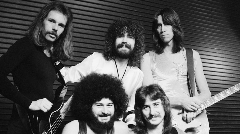 Members of the band Boston, 1977