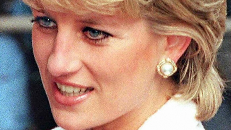 Princess Diana smiling 