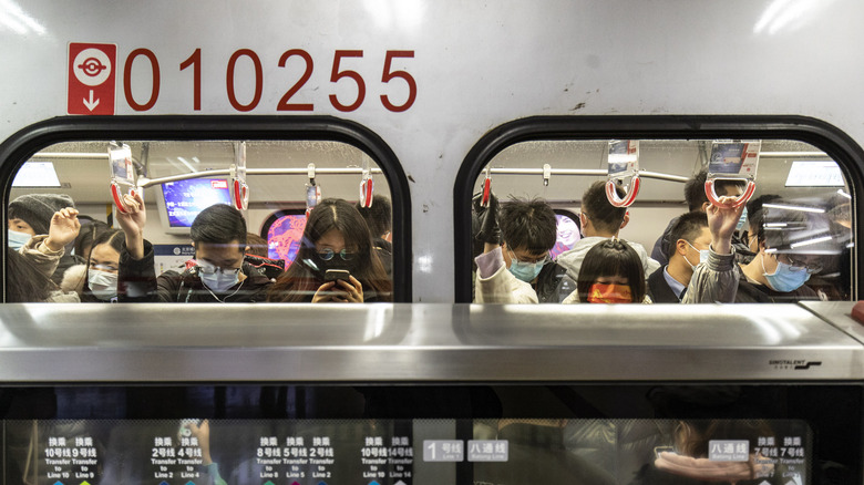 subway car Beijing