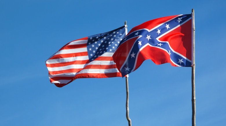 usa confederate flags
