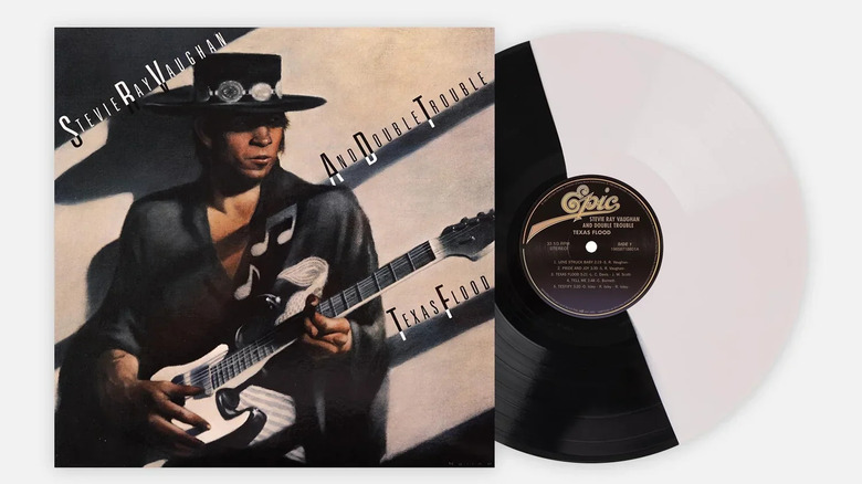 A copy of Stevie Ray Vaughan and Double Trouble's Texas Flood