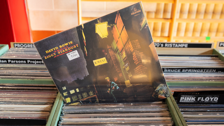 A copy of David Bowie's 