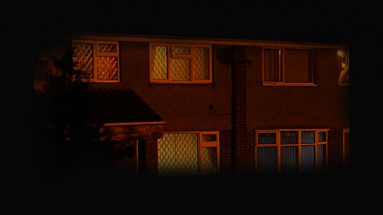 Dark suburban house