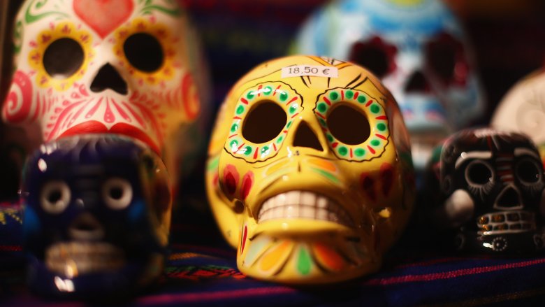 Calacas skulls