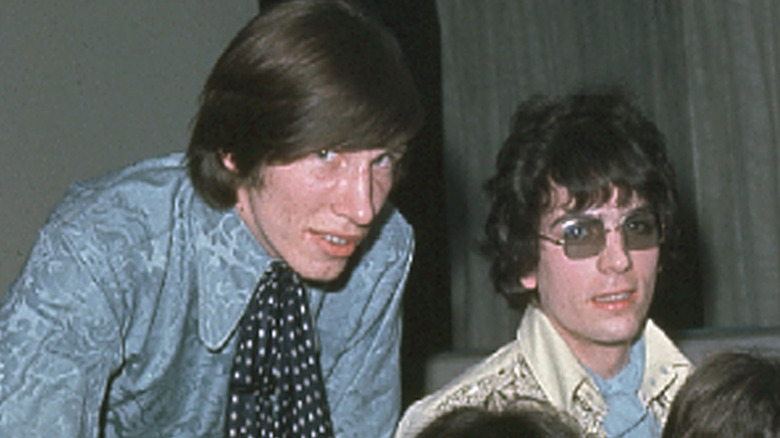 Roger Waters and Syd Barrett wincing in the late '60s