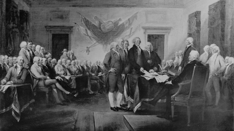 signing of the declaration of independence