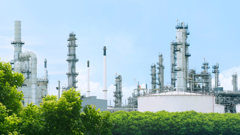 oil refinery