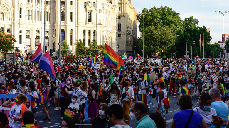 Pride parade in Madrid