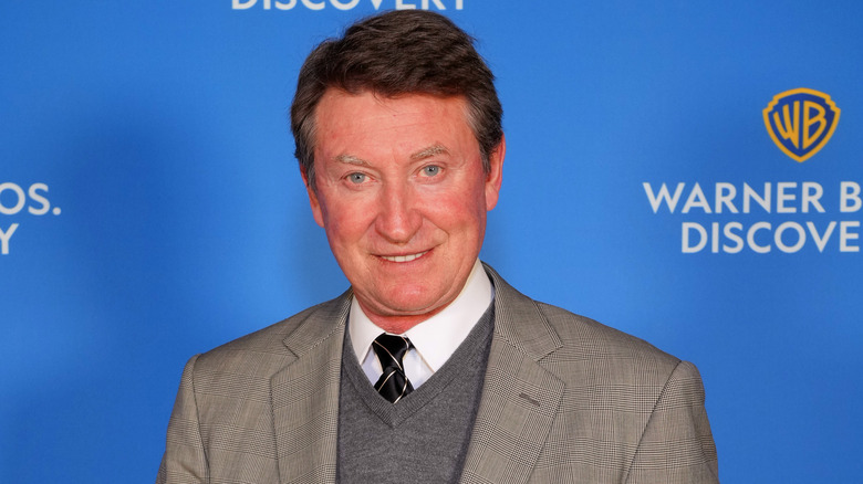 Wayne Gretzky in Madison Square Garden in 2022 in New York City. 