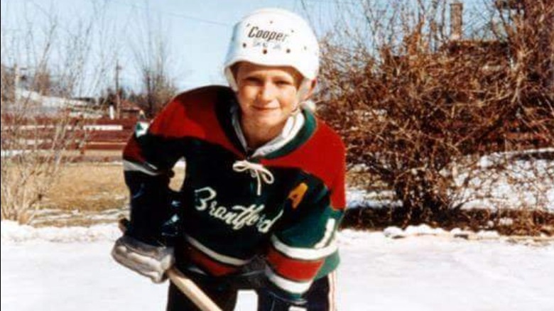 Wayne Gretzky as a child