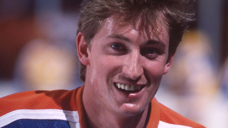 Gretzky of the Edmonton Oilers in 1987 in Inglewood, CA.
