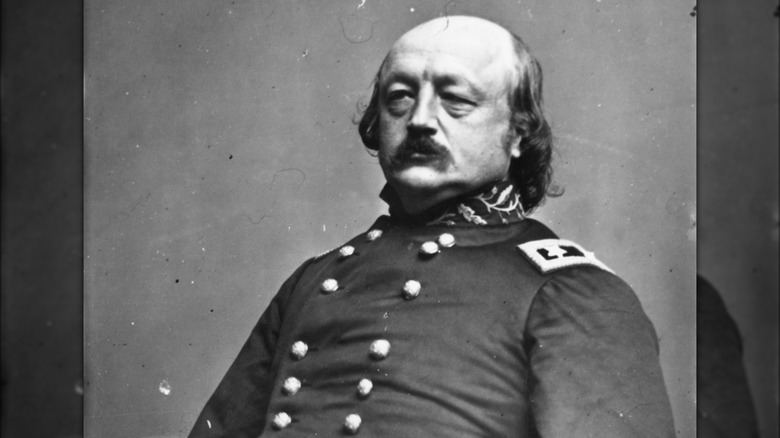 Benjamin Butler sitting in chair