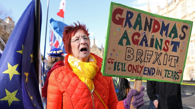 Brexit protest