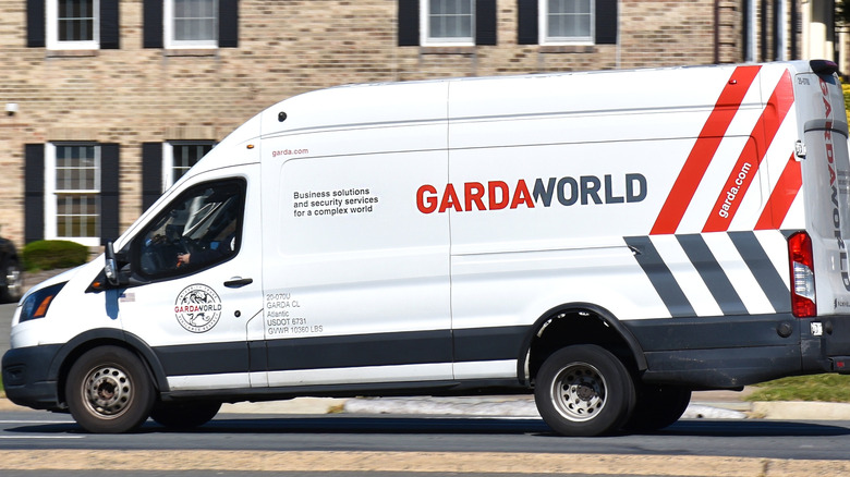 GardaWorld van on street
