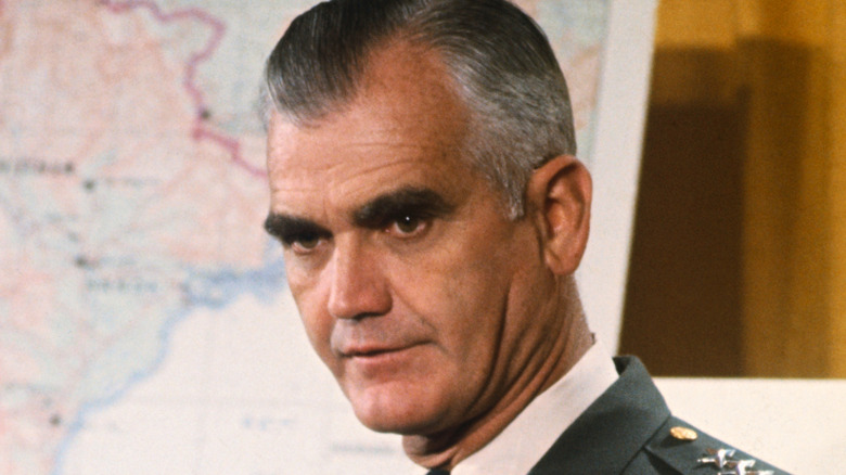 A photo of U.S. General William Westmoreland