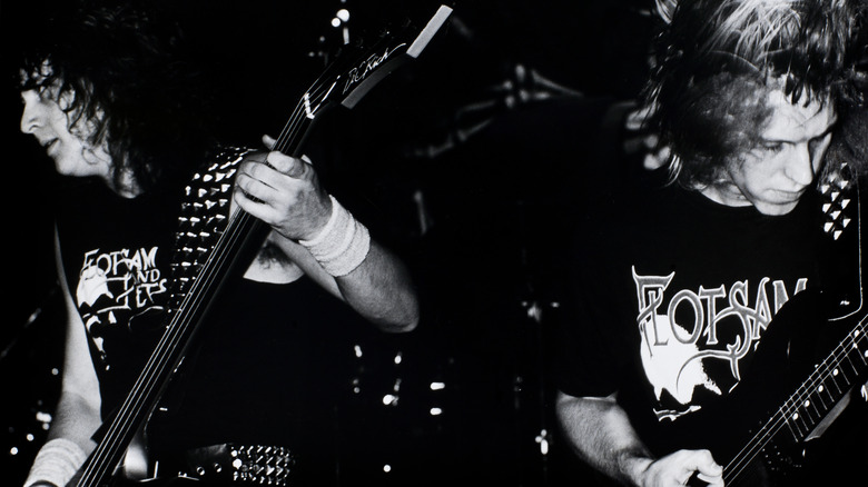 Flotsam, Jetsam performing on stage