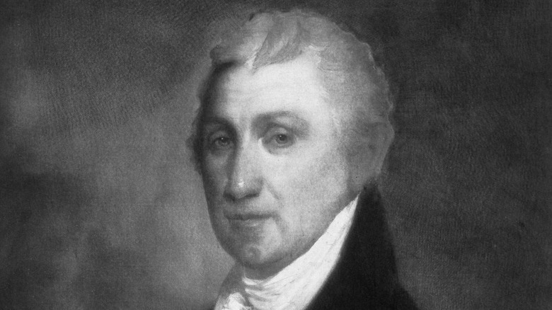 James Monroe looks forward in a portrait