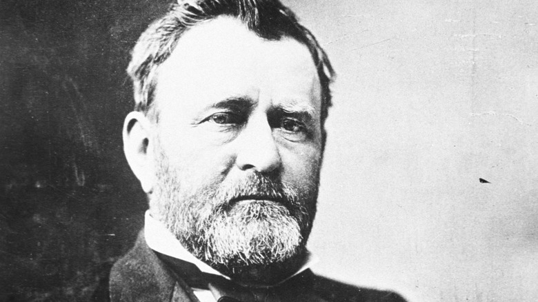 Ulysses S Grant looking to camera beard