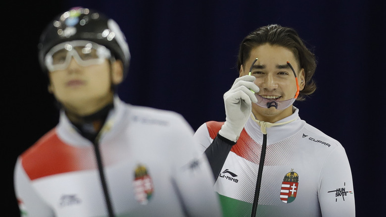 Shaoang Liu celebrating