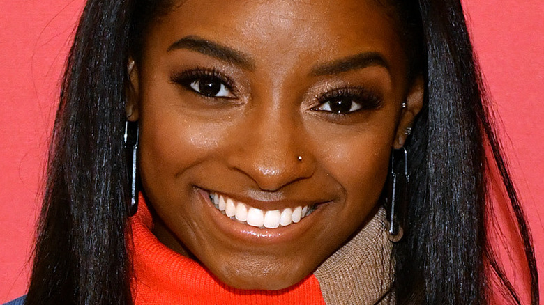 Simone Biles smiling