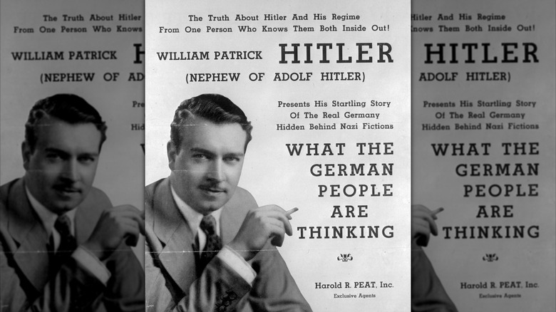 William Patrick Hitler lecture tour proposed flyer