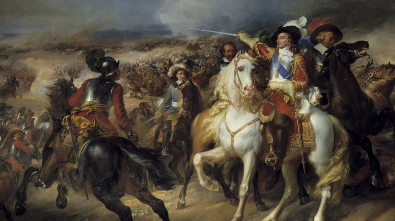 painting of the battle of lens