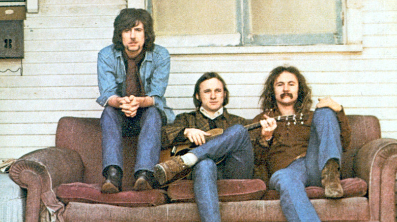 Cover of Crosby, Stills & Nash debut album, photographed in Laurel Canyon