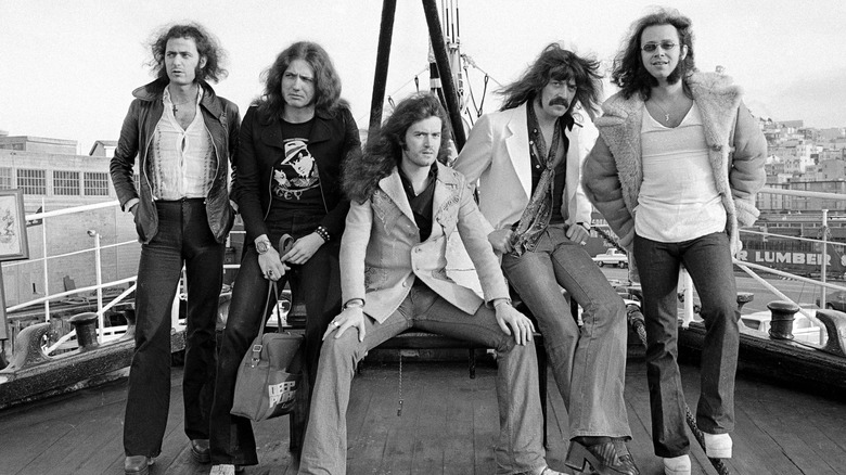 Deep Purple poses for band photo