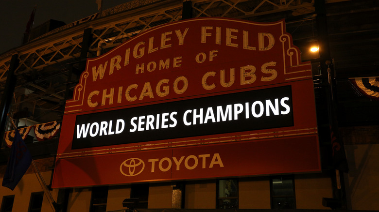 Wrigley Field World Series sing