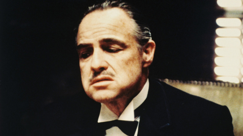 Marlon Brando as Don Vito Corleone in a scene from The Godfather