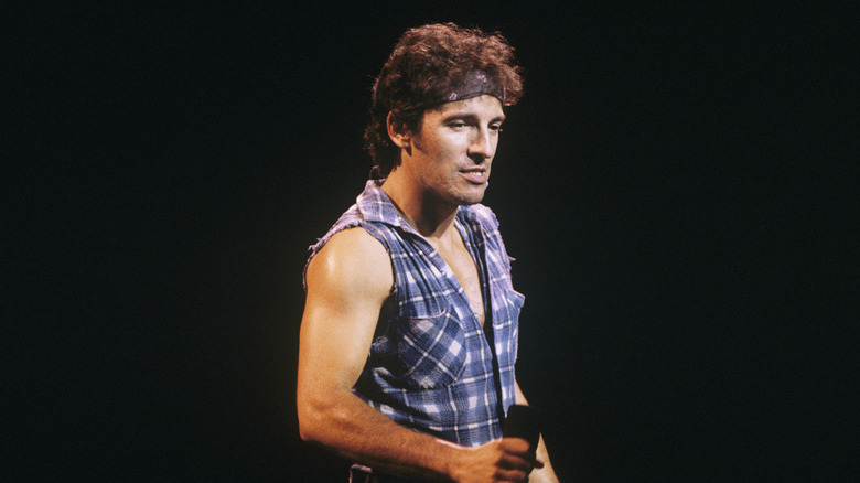 Bruce Springsteen performs in 1984