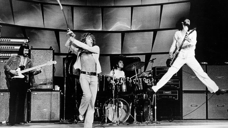 The Who performing live