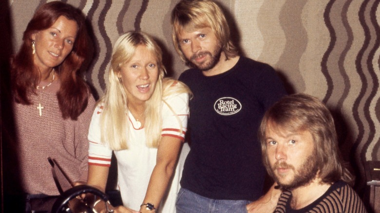 ABBA looking at the camera