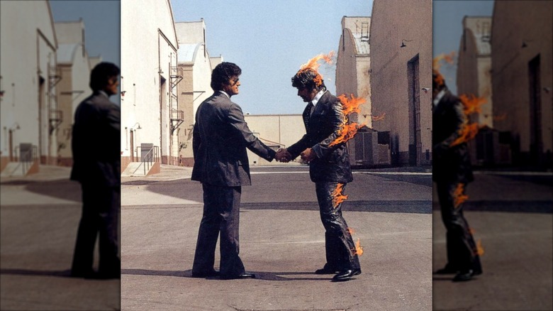 Pink Floyd's "Wish You Were Here" album cover