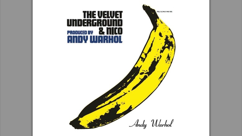 Banana on cover for The Velvet Underground & Nico album.