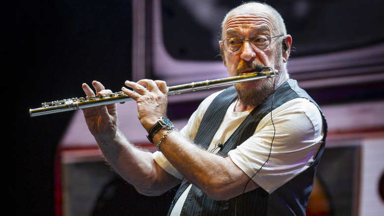 Jethro Tull's ian Anderson  onstage in Ottawa, Canada