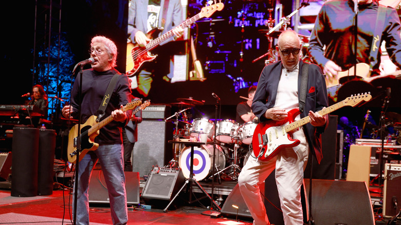 The Who perform in Pacific Palisades, California