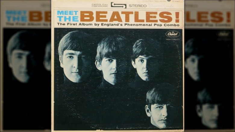 Cover of the Beatles album Meet the Beatles!