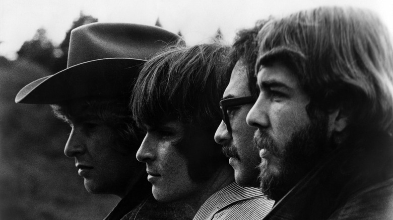Creedence Clearwater Revival band profile view