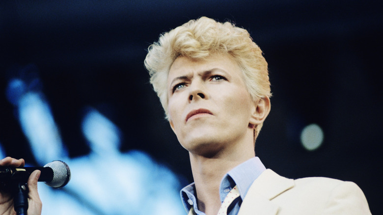 David Bowie performing in Vancouver, Canada in 1983