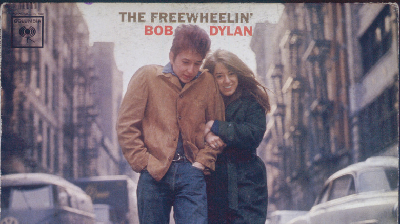 Cover of "The Freewheelin'" album by Bob Dylan