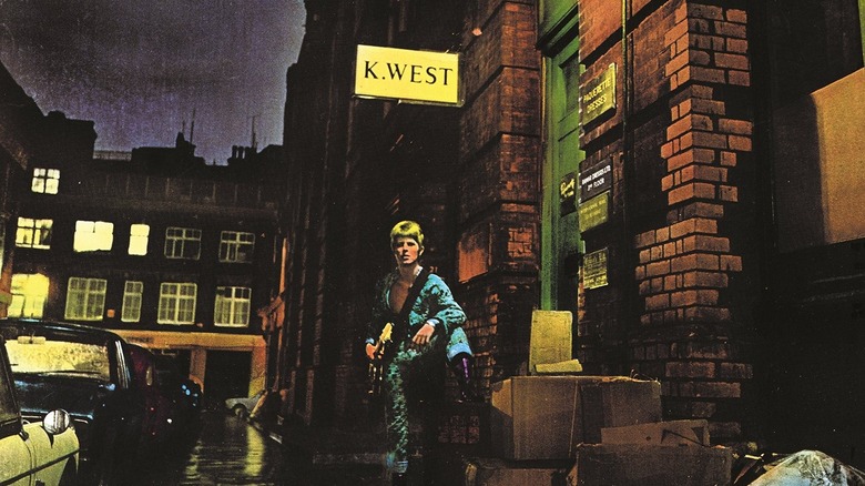 "The Rise and Fall of Ziggy Stardust and the Spiders from Mars" by David Bowie album cover
