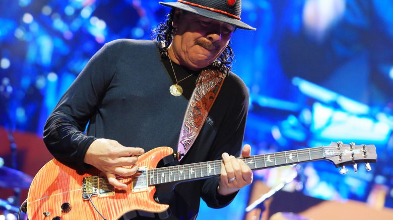 Carlos Santana playing a Paul Reed Smith live