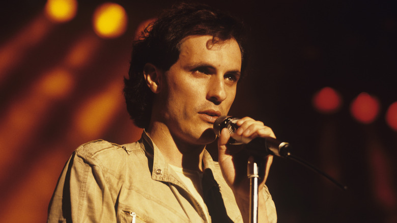 Peter Schilling singing on stage in 1980s