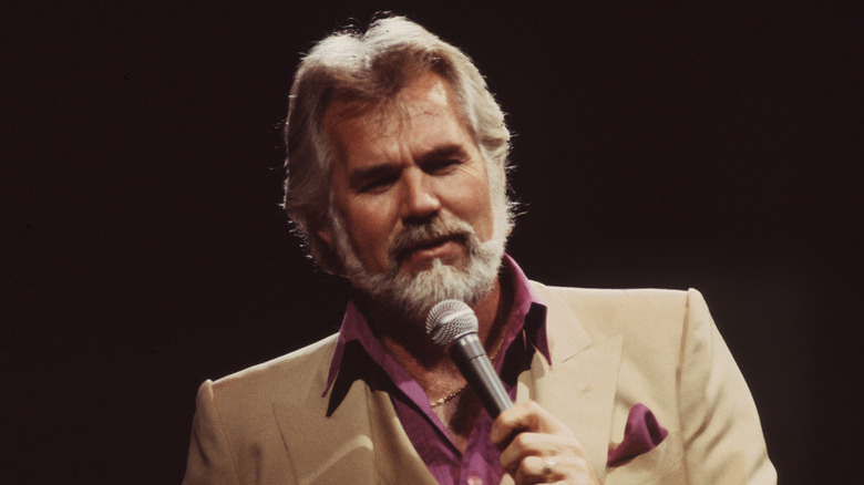 Kenny Rogers performing live onstage