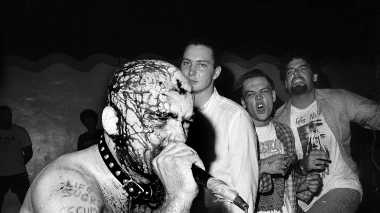 bloody gg allin in concert