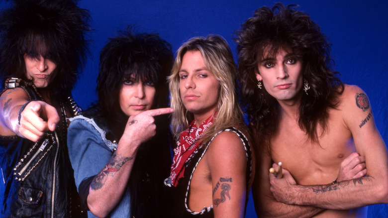 posed 1987 shot of motley crue