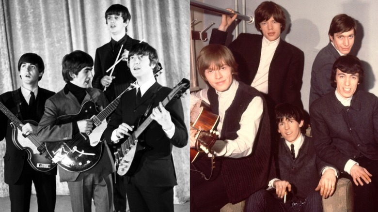 The Beatles and the Rolling Stones